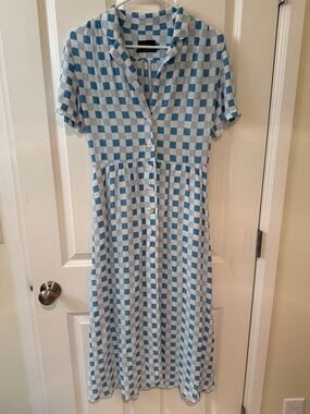 uo phoebe corseted shirt dress UO phoebe corseted shirt dress- never worn!!